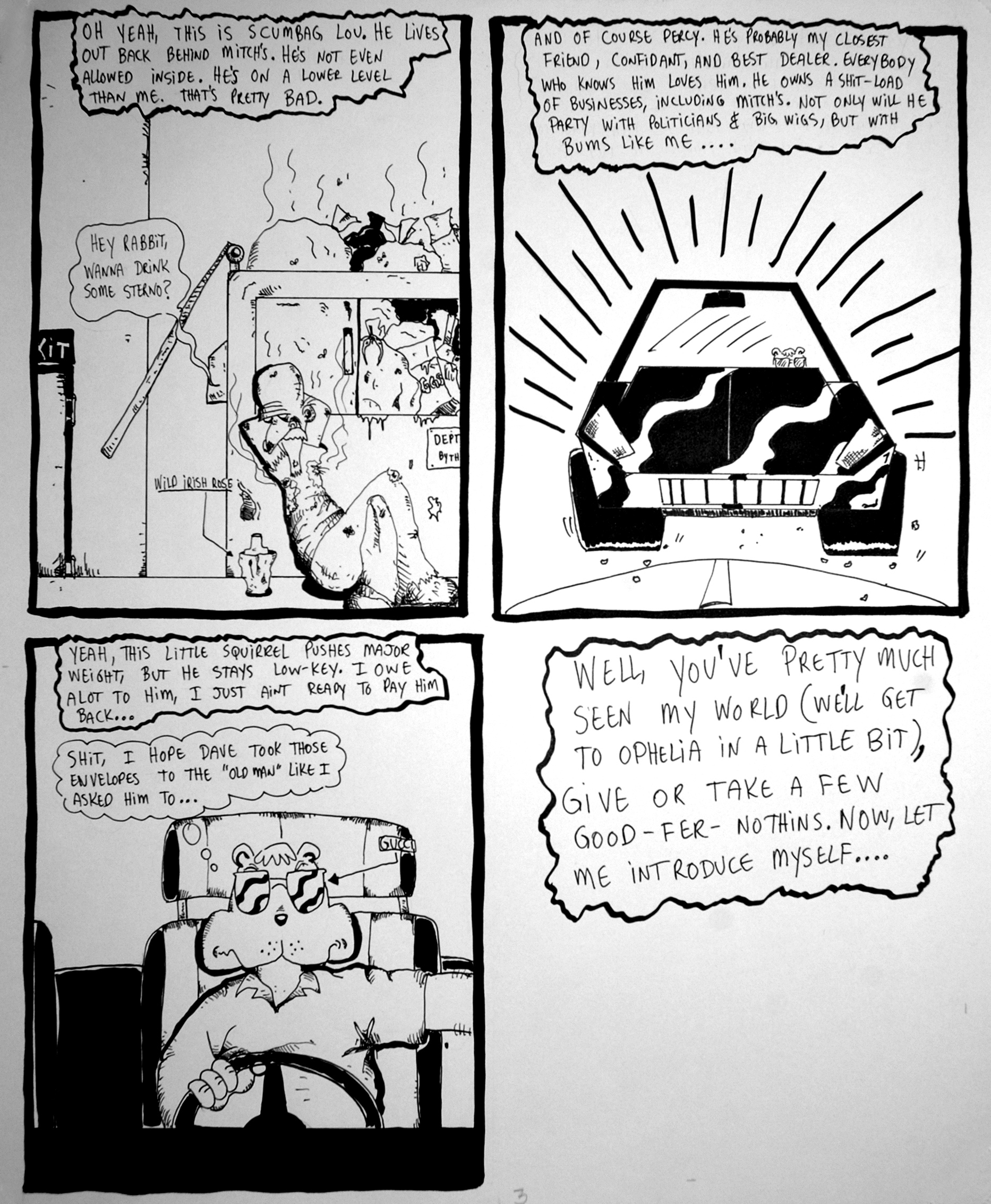 Page three, issue one.